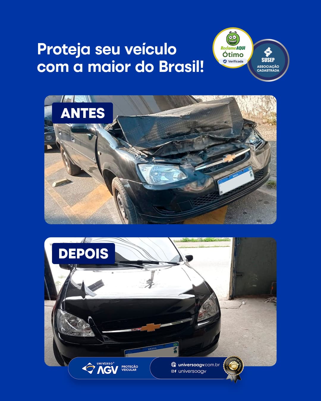 Caso real de reparo de veículo